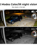 Image showing 2K Home Security Cameras For Indoor And Outdoor Monitoring With Phone App, Wired Plug And Play, Color Night Vision.