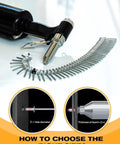 Rivet tool and 300 Piece 5/32 Inch Aluminum Blind Rivets Kit With Four Lengths 1/4 5/16 3/8 1/2 Inch for metalwork