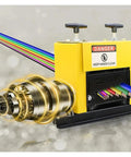 Heavy Duty Fully Automatic Electric Wire Stripper with gold slicing mechanism, designed for quick and safe cable peeling.