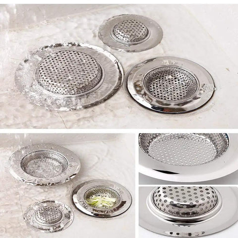 Three Pack Hair Catcher Drain Covers For Shower And Sink Universal Fit For Most Drains From 2.13 To 4.5 Inches with various views