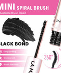 Lash Bond And Seal For Eyelash Clusters 10ml Waterproof Glue Dual Use For DIY Lash Extensions with adjustable mini spiral brush.