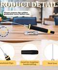 Two Piece Hot Wire Electric Foam Cutter Pen Kit With Dual Needles For EVA Board Carving with insulated handle on stand
