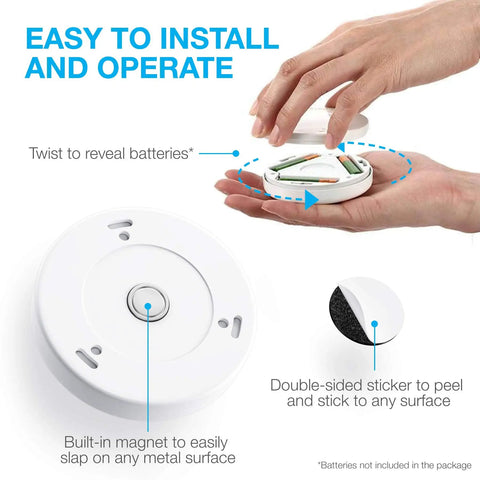 Motion Sensor Light 3 Pack No Wiring Battery Operated Stick Anywhere Closet Wall Stair Hallway Bathroom Bedroom Kitchen Cabinet Lights Auto On In The Dark Cool White