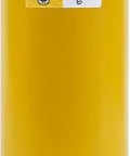 6 Inch Dry Diamond Core Drill Bit With 5/8 Inch 11 Threaded Arbor, Turbo Laser Welded Segments in yellow, front view