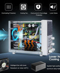 Variable DC Power Supply Pro Grade 0 To 50V 0 To 6A 150W Switching Regulated Benchtop Power Supply Cooling Fan Mechanism