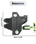 Rear Door Liftgate Trunk Latch Actuator Assembly For Toyota Corolla 2009 2013 Replace 64600-02040 with dimensions shown