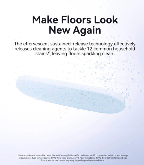 Robot Vacuum And Mop Cleaning Tablets For Freo Pro And Freo X10 Pro One Tablet Per Water Tank For Sparkling Floors And Lasting Hygiene