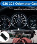 Ranger F150 Odometer Gear Kit Replacement With Speedometer Worm Gear for Ford Mazda Mercury, dashboard installation view