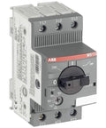 Single Manual Motor Starter MS132-4.0 Knob Adjustable 2.5-4 A Thermal Overload Protector, DIN-rail Mount