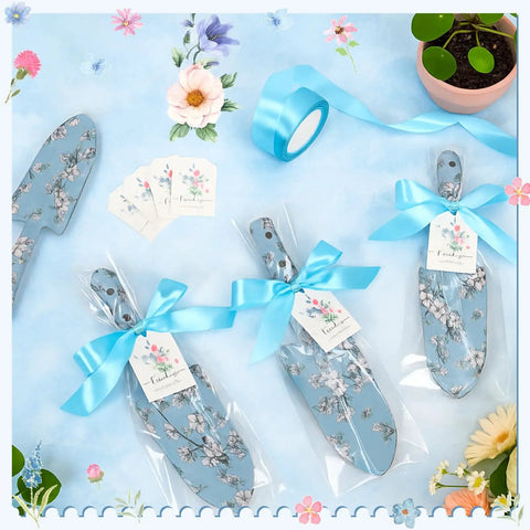 12 Pack Floral Garden Shovel Set For Women Bulk Garden Tools Gift Bundle With Heavy Duty Trowels Thank You Cards And Bags