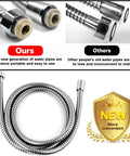 High Pressure Filter Shower Head With Hose And Bracket, 3-Mode Rain Showerhead And Handheld Spa Spray, water-saving hose