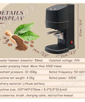 Heavy Duty Coffee Tamper With 58mm Precision Portafilter Fit Perfect For Cool Home Baristas And Dope Coffee Shops, showing dimensions and details.