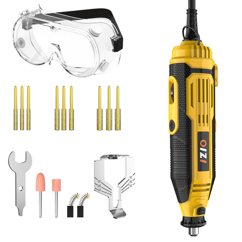Beast Mode Electric Chainsaw Sharpener Kit With Nine Grinding Heads And Precision Guide Plate Delivers Lightning Fast 8000 To 32000 RPM