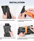 Installation of Propeller Holder And Blade Guard For Mavic 4 Pro Drone Propeller Fixator Stabilizer Mount Bottom Cover Clamp.