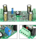 0-10V Analog Signal Isolation Module With Dual Independent Power Supply For PLC MCU Industrial Control, Converts 0-10V Input To Isolated Output, High Voltage Isolation, Noise-Free, Ground Loop Prevention, Fast Response For Rugged Automation, green PCB