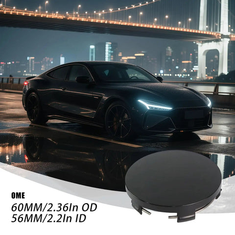 No Hassle Drop In Wheel Center Caps Tough Abs Hub Covers For Cars And Trucks 60Mm Outer 56Mm Inner Diameter heavy duty glossy black cap.