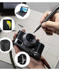 Kickstart Your DIY Game With This Awesome 63 In One Precision Screwdriver Set Featuring Magnetic Phillips Torx And Hex Bits For Tough Home Repairs And Electronics Fixin That Gonna Make You Feel Like A Total Pro. Precision screwdriver repairing camera and electronics