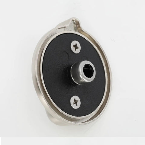 Five Pack Stove Knob Replacements For Profile Cooktop Oven Rang Easy Fit underside view of stainless steel replacement knob