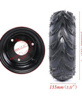 All-In-One 32-Inch Go Kart And Drift Trike Rear Axle Kit With 6-Inch Wheel Tires showing a detailed view of wheel and tire sizes.