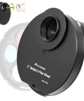 5 Position 2 Inch Telescope Filter Wheel Holder For Astro Observing And Heavy Cameras Aluminum Body Drawer Visible