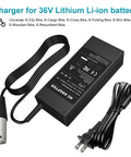 42V 2A Lithium Battery Charger For 36V E Bikes And Scooters With 3 Pin XLR Connector 10 Series AC100-240V Input Output