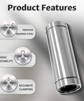 4 Pack LM6LUU Linear Ball Bearings 6mm ID By 12mm OD By 35mm Extra Long Length Double Sealed for 3D Printers, CNC Slides - Premium Bearing Steel