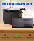 14.6V 10A LiFePO4 Battery Charger For 12V Lithium Battery with indicator lights and safety protections