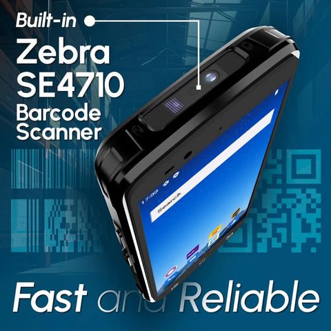 Android 12 Barcode Scanner With 4GB RAM And 64GB ROM, 1D 2D QR Code Scanning, Zebra SE4710 Engine, 4G Wireless Handheld PDA N77