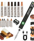 Furniture Repair Kit With Wax Melting Tool Display And Marker Pen For Wood Surfaces Includes Hard Wax Filler and accessories