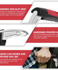3 In 1 Car Door Handle For Elderly, Built Tough Vehicle Support Grip With Non Slip Nylon showing ergonomic grip and usage