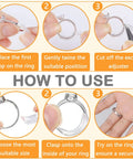 All In One Ring Sizer Kit With Belt And 12 Ring Size Guards For Loose Rings usage instructions with images