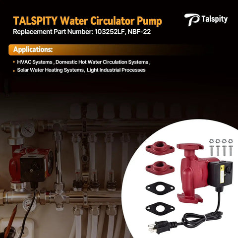 Level Up Your Hot Water Game With This Slick 22 GPM Circulator Pump For Fast Recirculation Three Speed Settings Bronze Build And Easy Plug And Play Install For Smooth Residential Plumbing Flow.