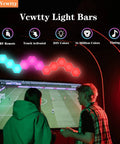 Hexagonal Wall Light Kit With Modular Touch Sensing Panels Dope 10 Pack LED Geometric Wall Lamps near a TV screen