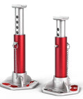3 Ton Aluminum Jack Stands With Locking Pins, Lightweight And Portable For Cars, SUVs, And Light Duty Trucks, Stable Lift