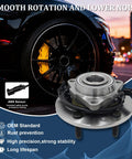 Front Wheel Hub Bearing Assembly Replacement For Ram 1500 2012 Through 2018 And Ram 1500 Classic 2019 Through 2022 with ABS