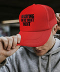 Red Lightweight Baseball Cap For Women And Men All Season Casual Hat With Yacht Style Vibe Breathable Fit Everyday Wear On The Go