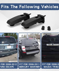 Premium Rear Window Liftgate Hinge Set For Right And Left Glass Hinge Replacement Easy Bolt On Upgrade For 2008 2009 2010 2011 2012 Ford Escape Mercury Mariner Mazda Tribute Replaces 8L8Z78420A68C 8L8Z78420A68D shown with compatible vehicle models