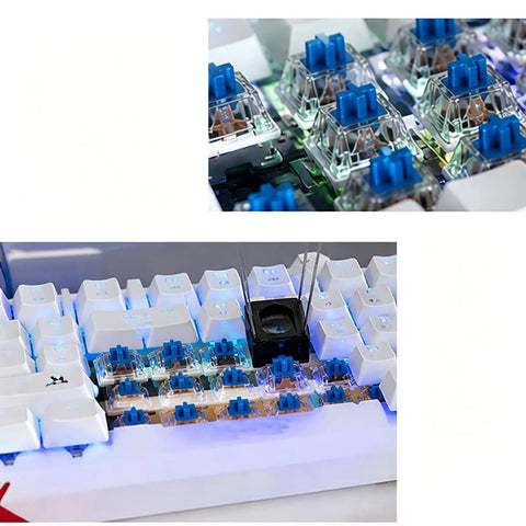 62 Piece Blue Mechanical Keyboard Switches Kit With Puller And Brush For DIY Builds Typing Tests Custom Layouts And Keyboard Clicker Projects For Enthusiasts And Hobbyists Crafting Custom Keyboards, blue switches in keyboard