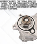 Top Shelf Vacuum Pump Gasket Straight Bolt On Swap For Ford Edge Escape Explorer Focus Fusion Mustang Taurus Lincoln Continental MKC Engine Rubber Seal Replacement 926 468 Bb5z2a572a Bb5z2a572b 1 Pc, close-up showing seal design.