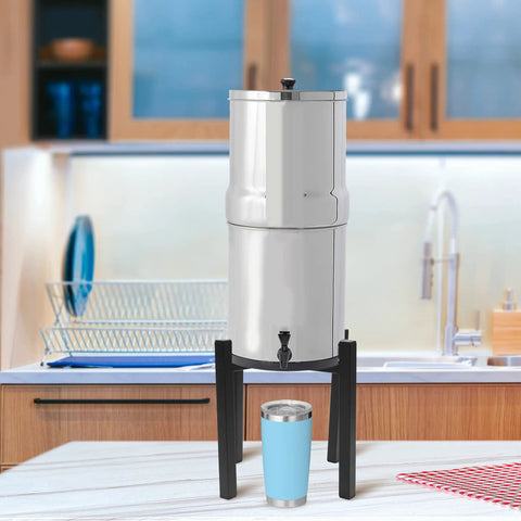 Adjustable Multiuse Countertop Stand For Water Filters And Dispensers Elevates Nine Inches Keeps Your Water Filter Off The Counter