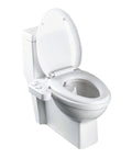 BB270 Dual Nozzle Bidet Attachment For Toilet Seat With Warm And Cold Water Non Electric Posterior And Feminine Wash Easy Install