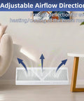 18 Inch Baseboard Vent Cover 4 Pack With Adjustable Airflow For Floor Or Wall Install White Diffuser Fits 18 Inch Duct Opening