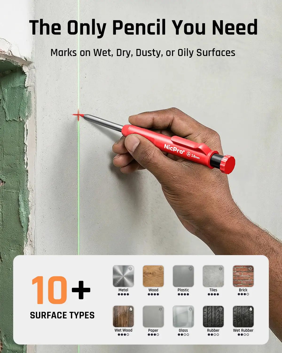 Workhorse Carpenter Pencil Set With Case | 11 Pack ✓
