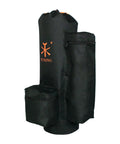 Carbon Fiber Paintball Tank Carrier Backpack For 6.8L And 9L Air Cylinders Neoprene Canvas Pouch With Polyester Lining Black