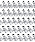 40 Pack T316 Marine Grade Stainless Steel 30 Degree Beveled Cable Railing Sleeves For Wood Posts Protecting One Eighth Inch Cables