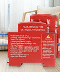 Straight Up Reliable Din Rail Automatic Fire Suppression Unit Using Heat Aerosol Agent For Server Rooms And Industrial Cabinets Featuring Smart Temp Sensor Snap On Mount Kick Fires Out Zero Fuss And Dry Cleanup Every Time visible, details on operational specifications.