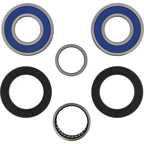 Wheel Bearing Seal Kit 25-1476 For Yamaha with triple lip seals, double lip TC, stainless garter springs, ABEC 3 bearings