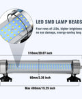 Beefy LED Machine Light For CNC Workshop And Shop, 25W LED Work Lamp, 110 To 220V IP68 Explosion Proof, Waterproof, Tube Style