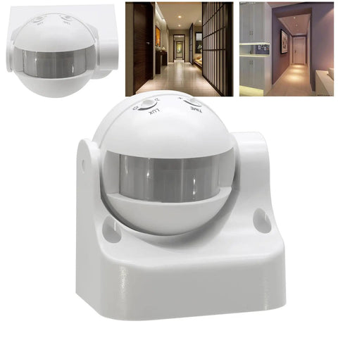 Auto On Off PIR Motion Sensor Light Switch With Adjustable Time Delay, Infrared Occupancy Sensor For Indoor And Outdoor Use, 110-240V Wall Switch, Neutral Wire Required, Easy Install Smart Lighting Control for hallway use