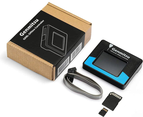 Offline CNC Controller With Two Point Four Inch LCD Touchscreen, SD card, packaging, and cable for PROVerXL 4030 and V2
